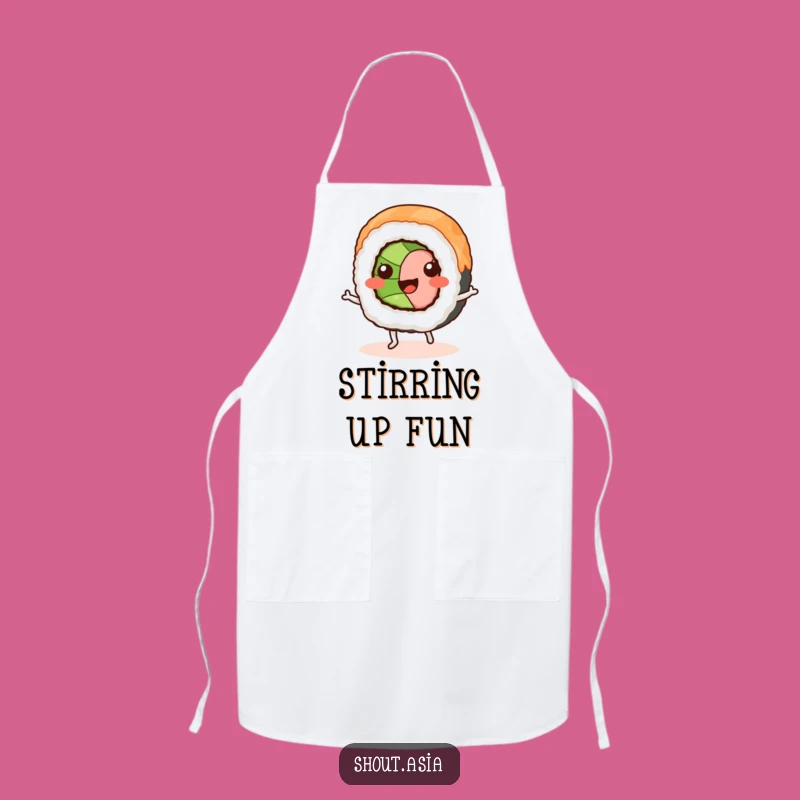 Funny Sushi Roll Apron: Cook Up Laughs in the Kitchen