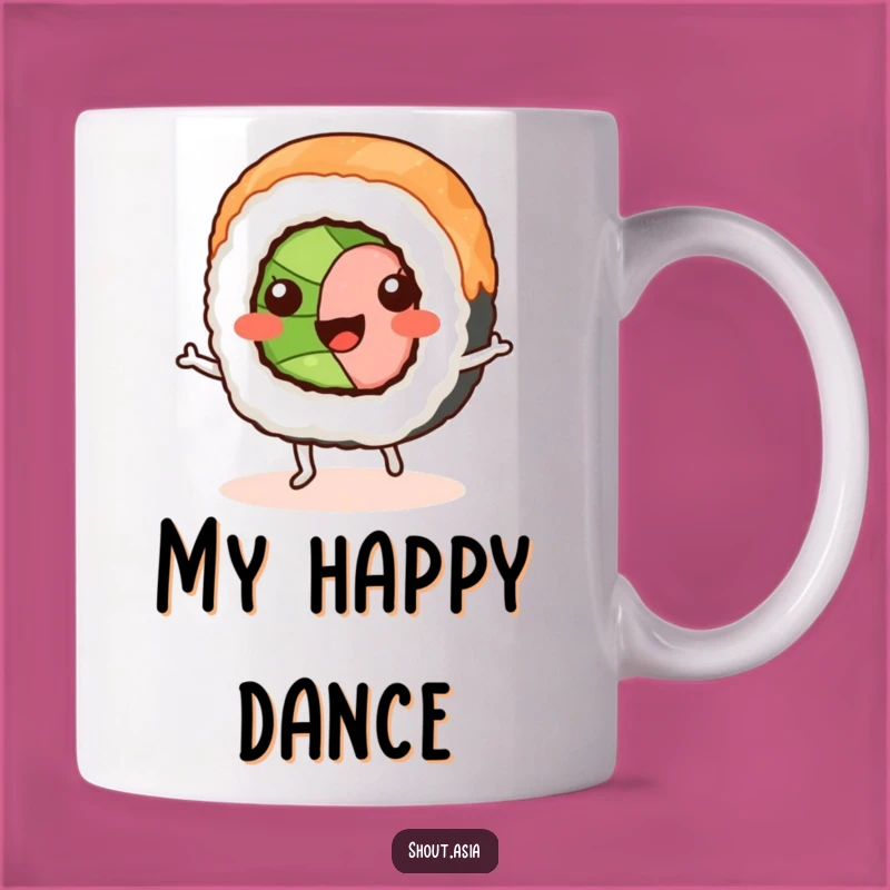 Funny Sushi Roll Jig Mug: A Hilarious Foodie Gift for Sushi Lovers