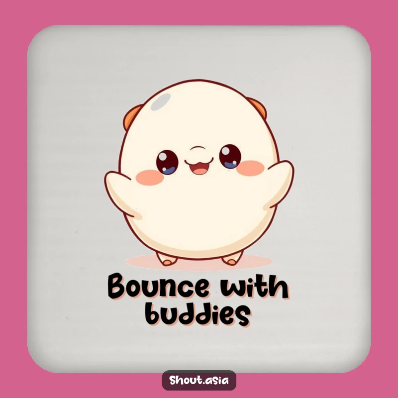 Funny Dumpling Bounce Coaster Set: Protect Tables with Cheer