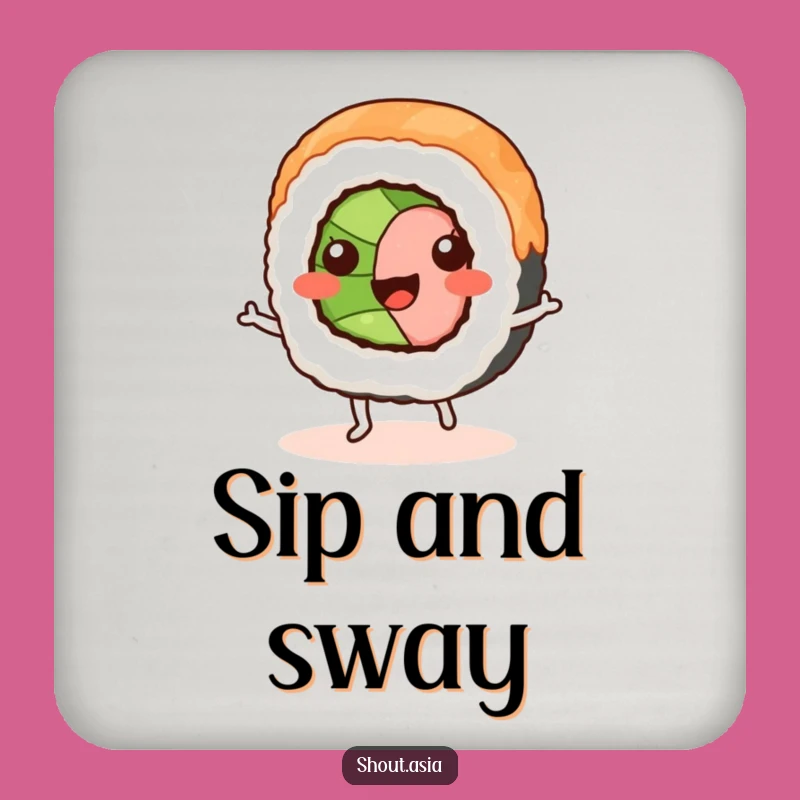 Funny Sushi Roll Coaster Set: Protect Surfaces with Humor