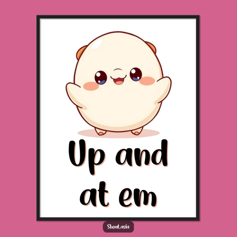 Funny Dumpling Bounce Poster: Brighten Your Walls with Laughter