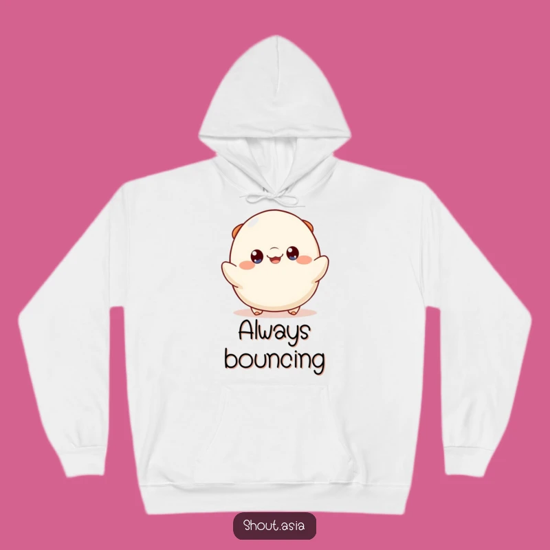 Funny Dumpling Bounce Hoodie: Cozy Comfort with a Playful Twist