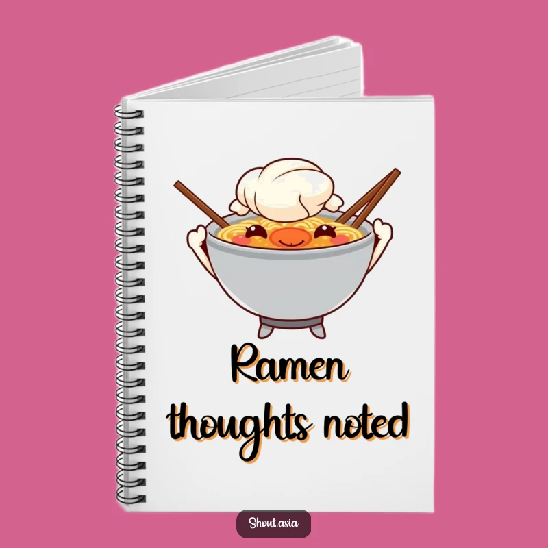 Funny Ramen Notebook: Jot Down Ideas with Noodly Flair