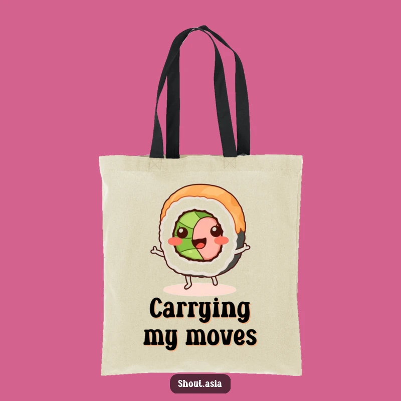 Funny Sushi Roll Tote Bag: Carry Your Laughs in Style