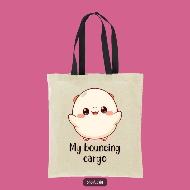 Funny Dumpling Bounce Tote Bag: Carry Your Joy Everywhere